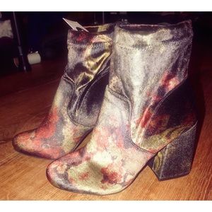 A New Day Velvet Booties